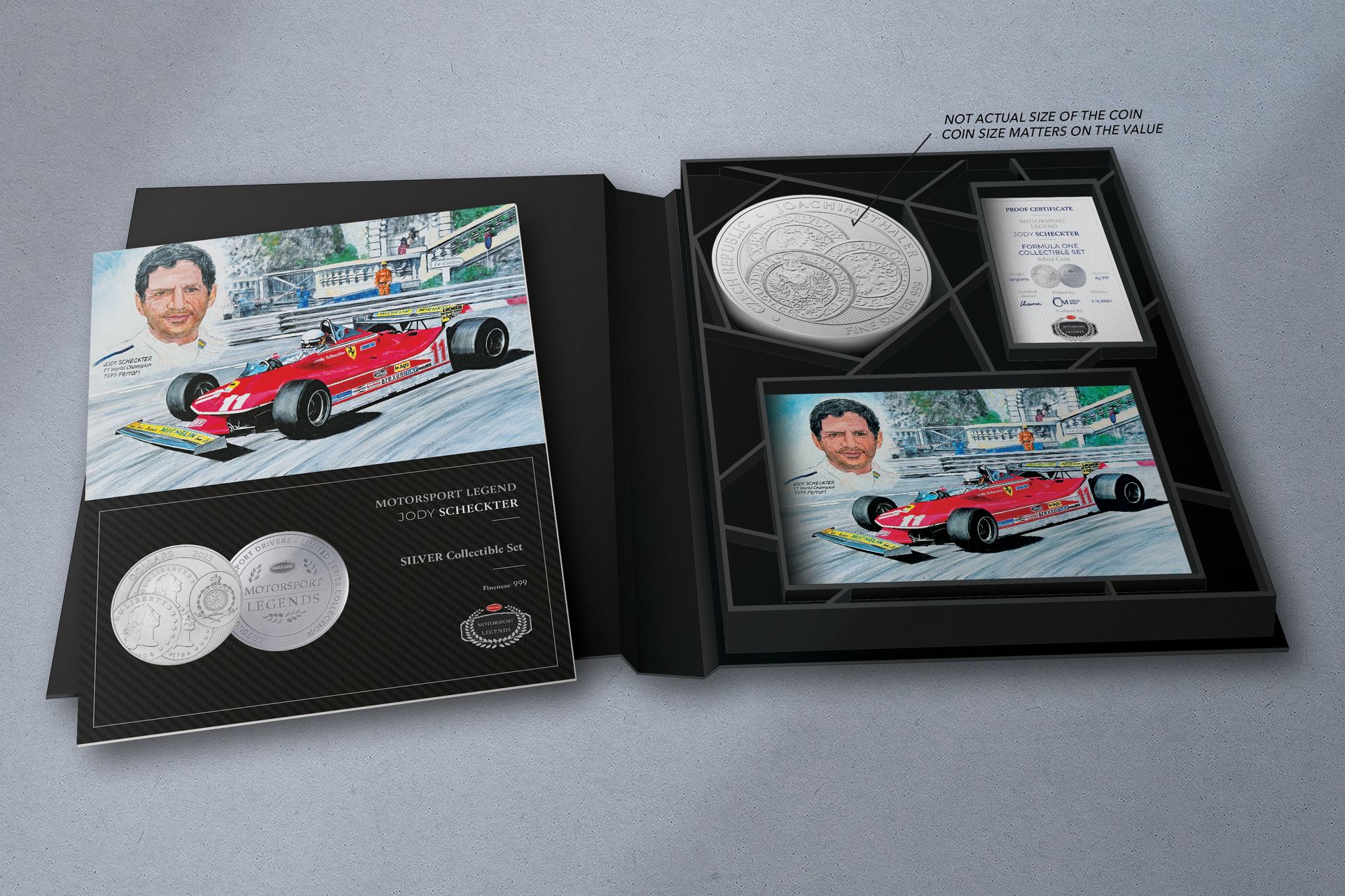 Stříbrný tolar 1kg Jody Scheckter - galerie #1