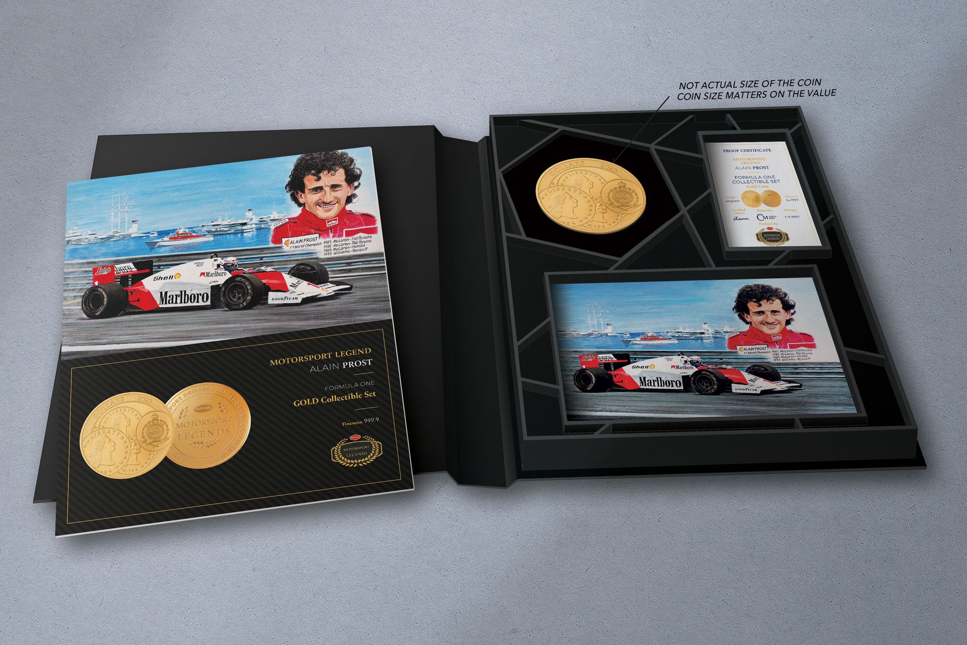 Zlatý tolar 10oz Alain Prost - galerie #1