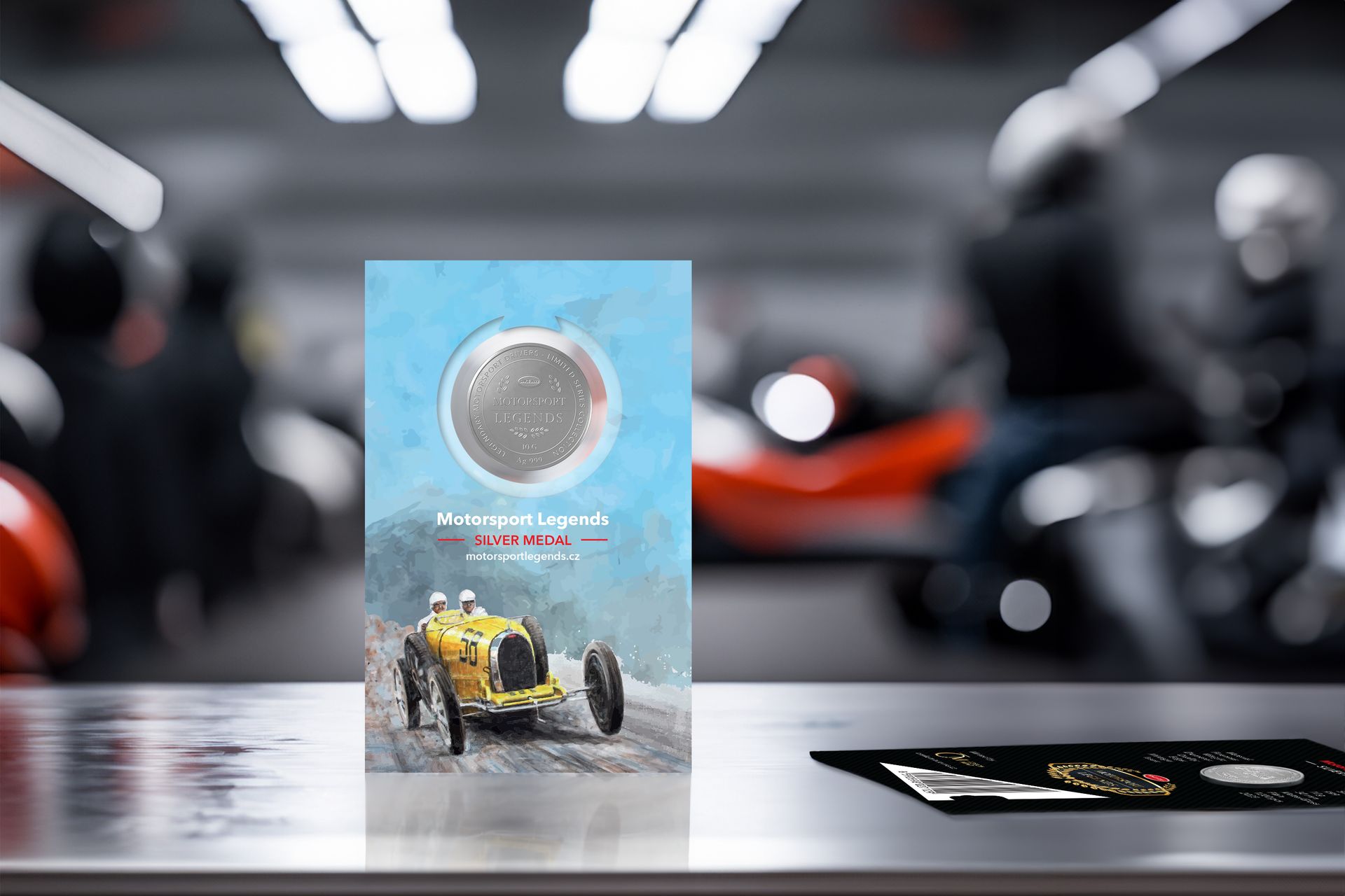 Stříbrná medaile 10 g Motorsport Legends - galerie #1