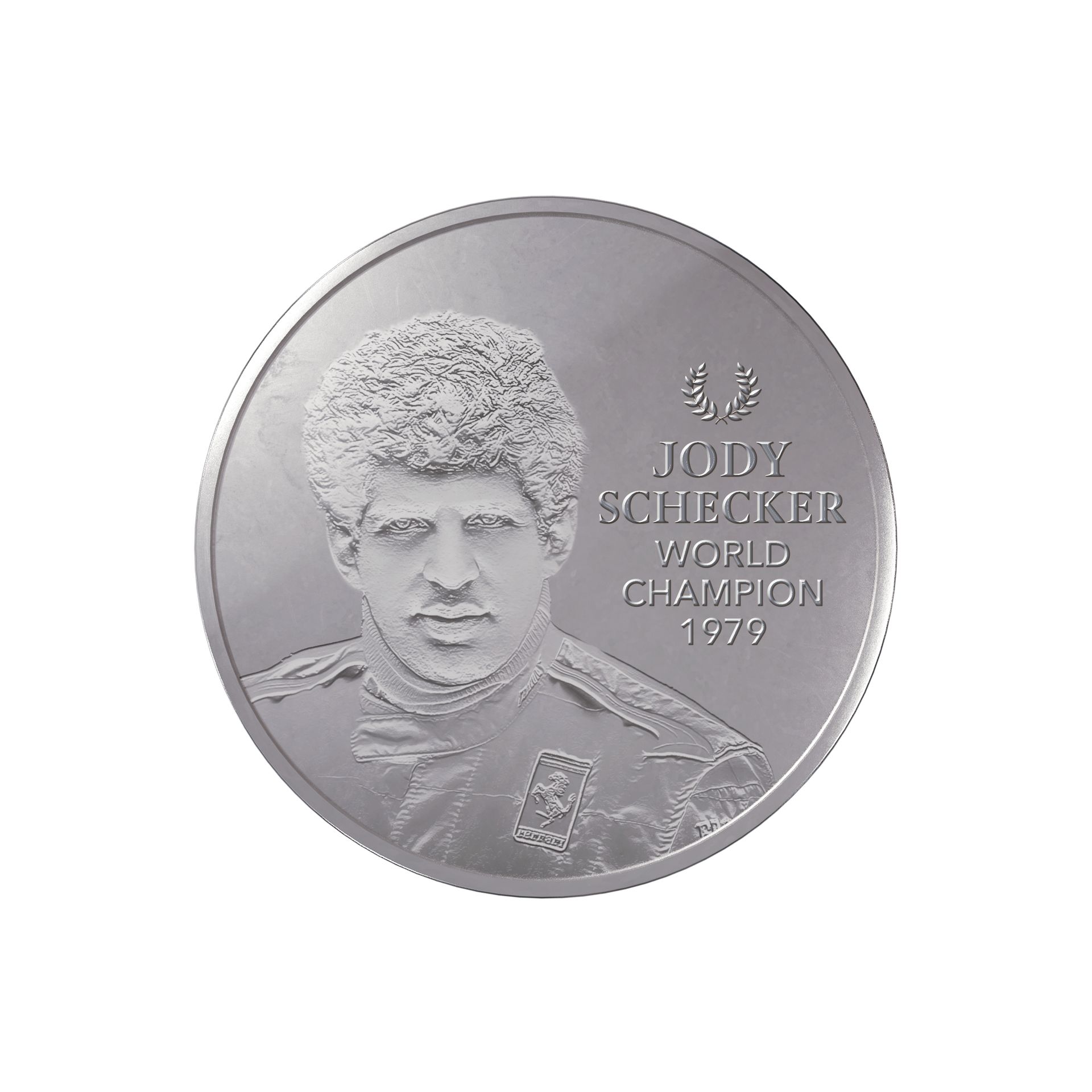 Stříbrná mince 5oz  Jody Scheckter