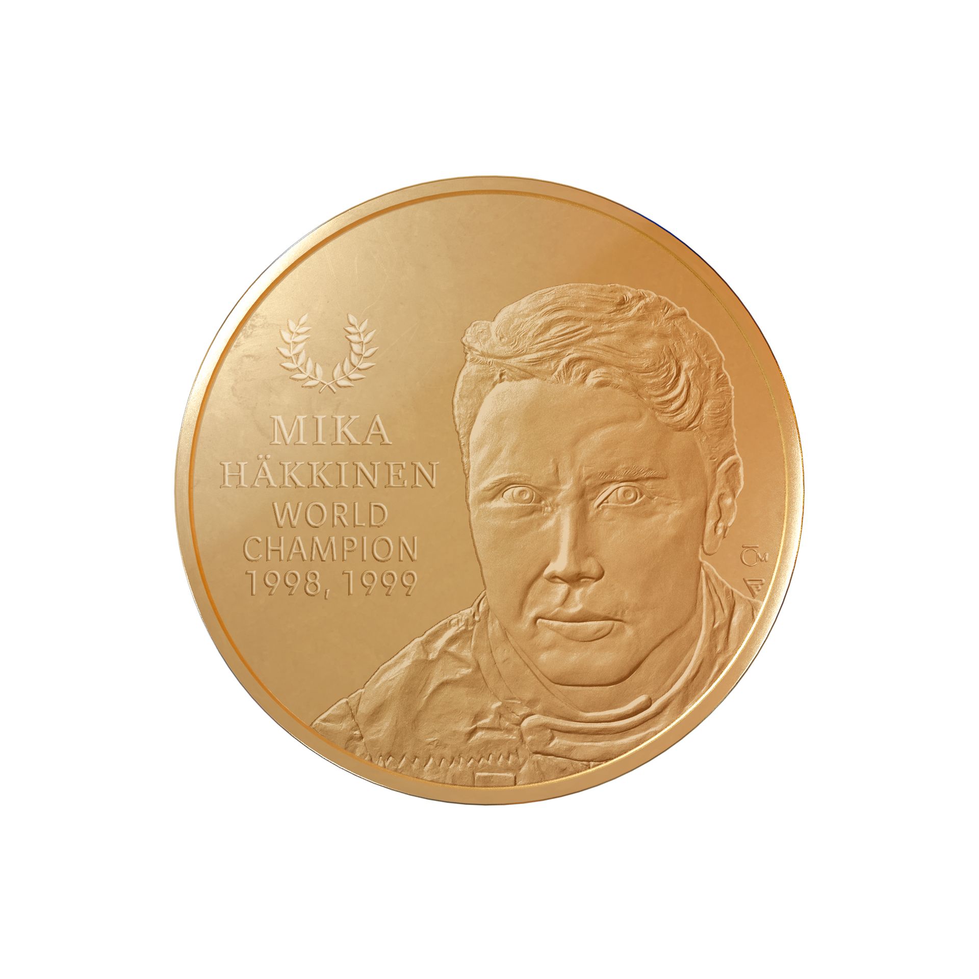 Zlatá mince 1kg Mika Häkkinen