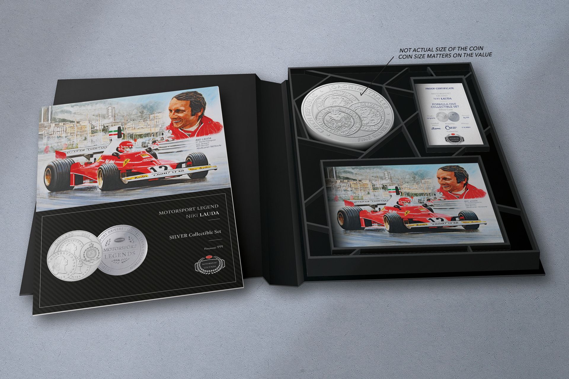 Stříbrná mince 1kg Niki Lauda - galerie #1