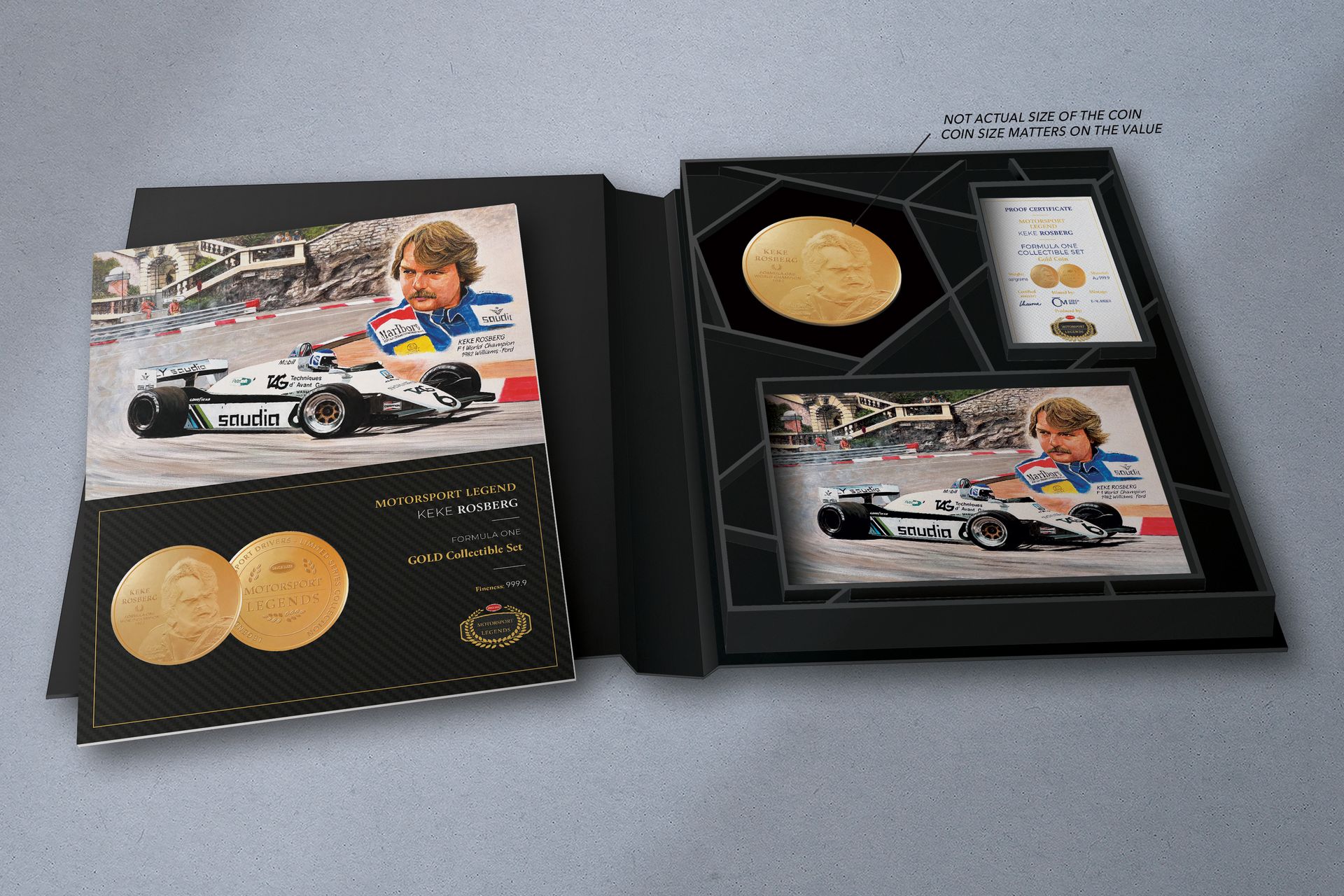 Zlatá mince 1kg Keke Rosberg - galerie #1