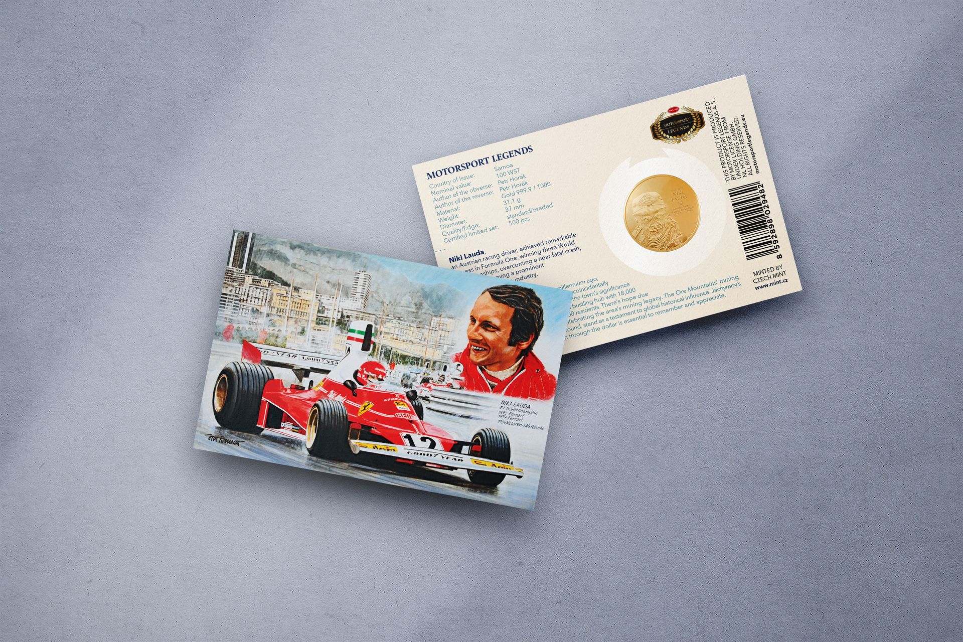 Zlatá mince 1oz Niki Lauda - galerie #2