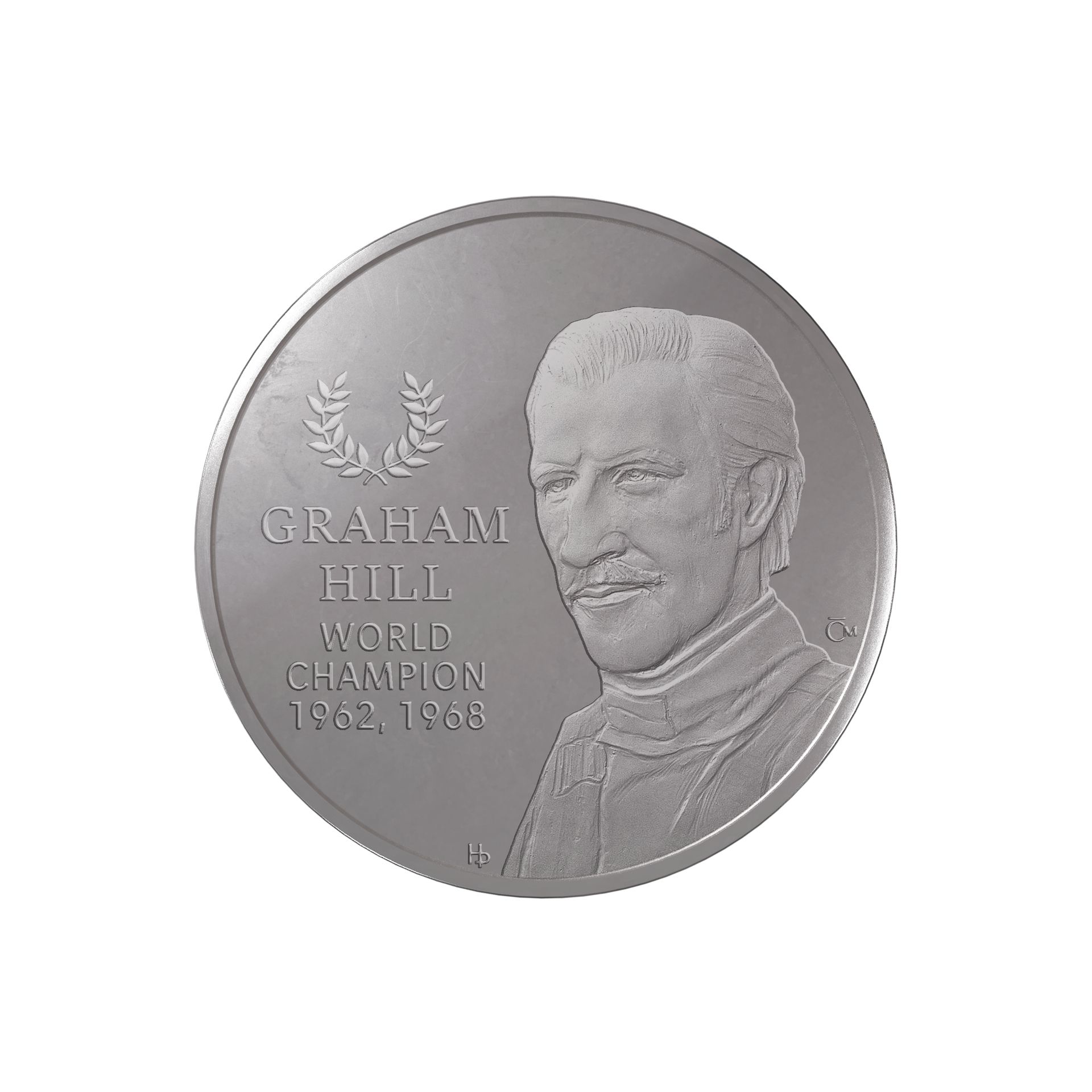 Stříbrná mince 5oz Graham Hill