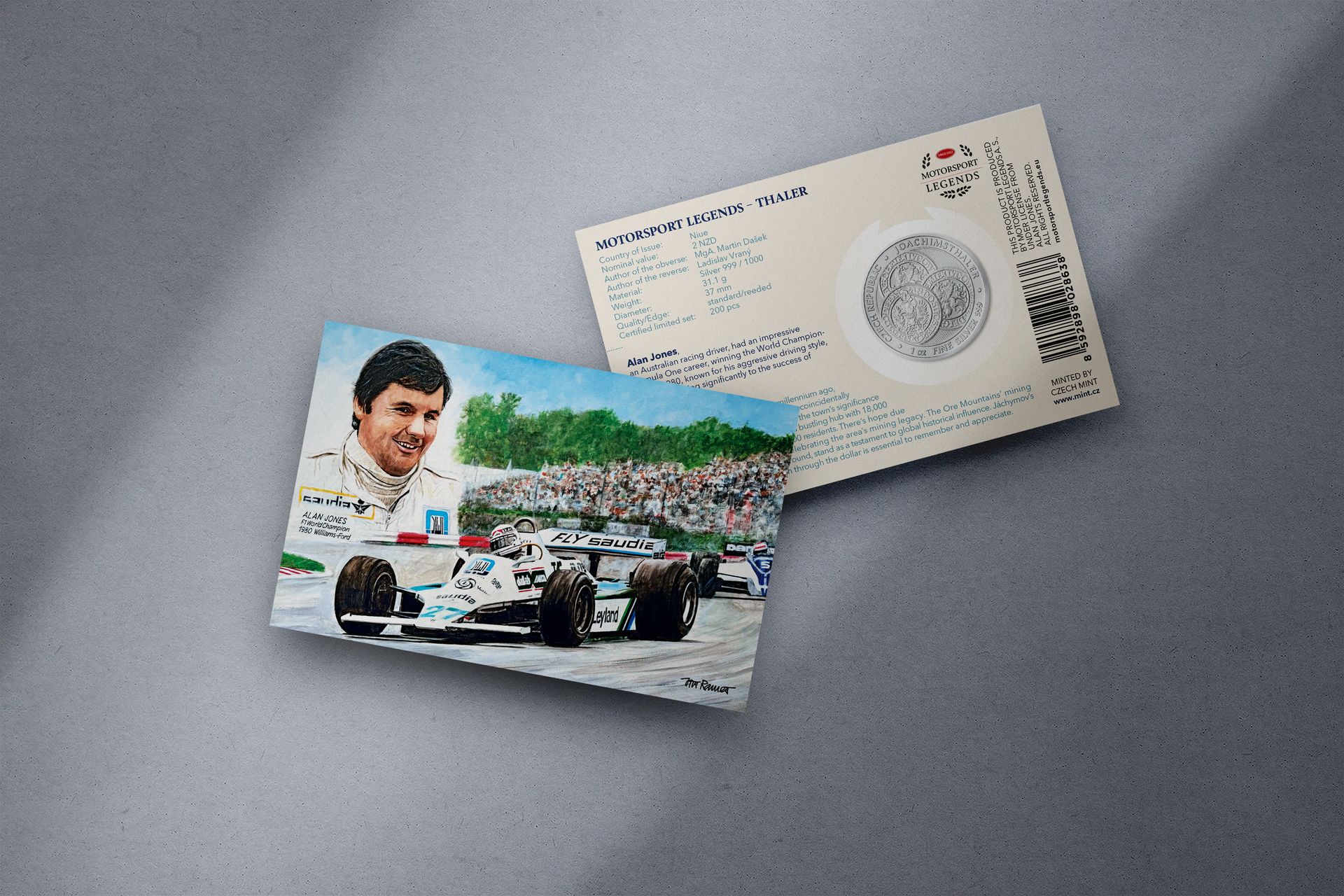 Stříbrný tolar 1oz Alan Jones - galerie #1