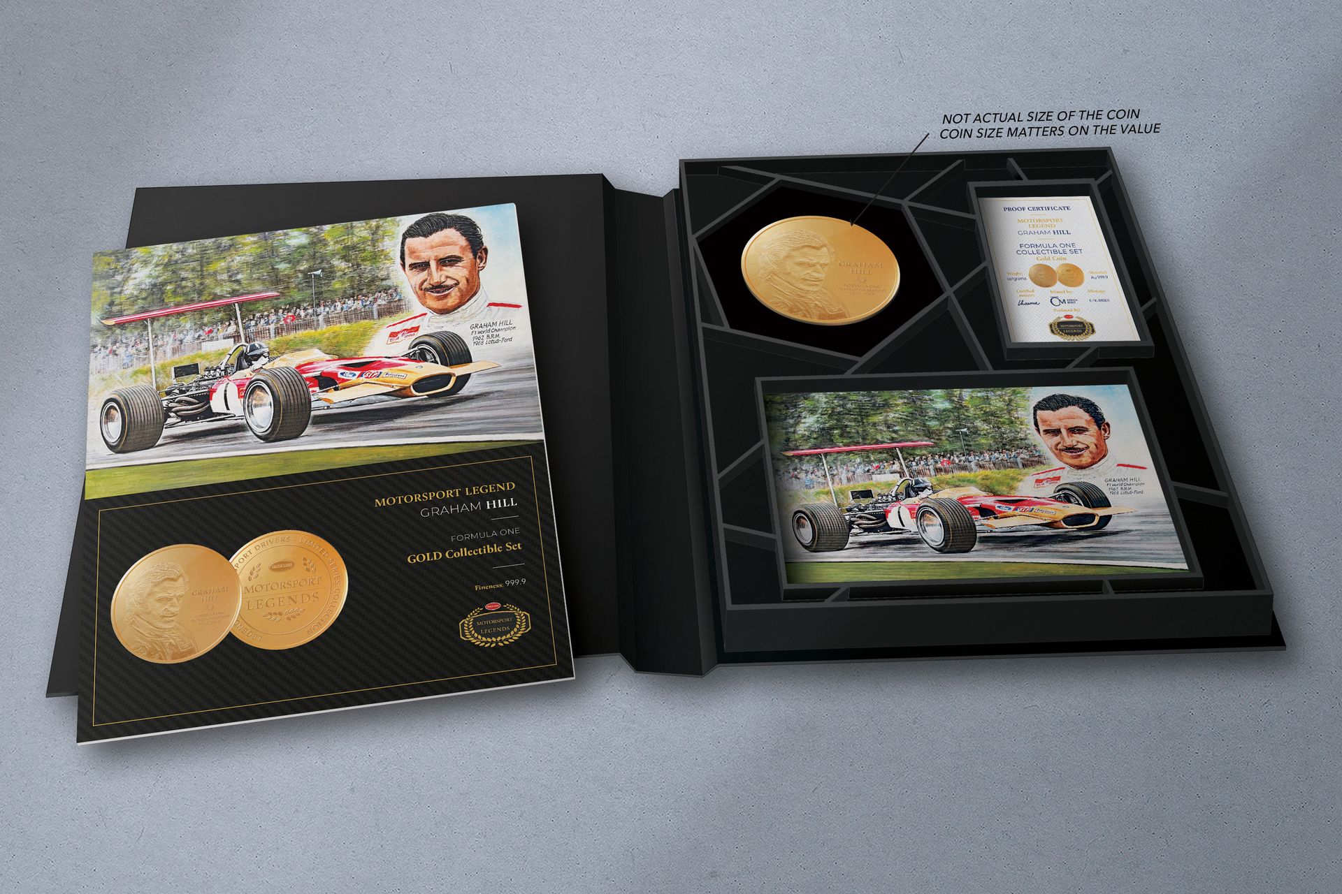 Zlatá mince 5oz  Graham Hill - galerie #1