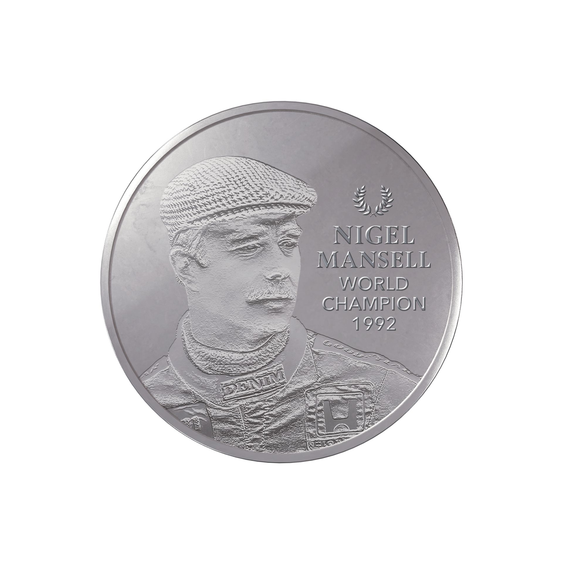 Stříbrná mince 5oz  Nigel Mansell