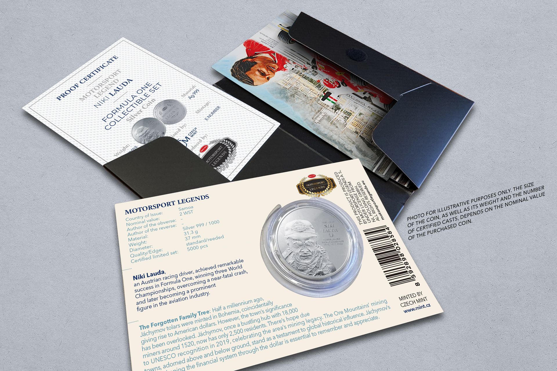 Stříbrná mince 1oz  Niki Lauda - galerie #1