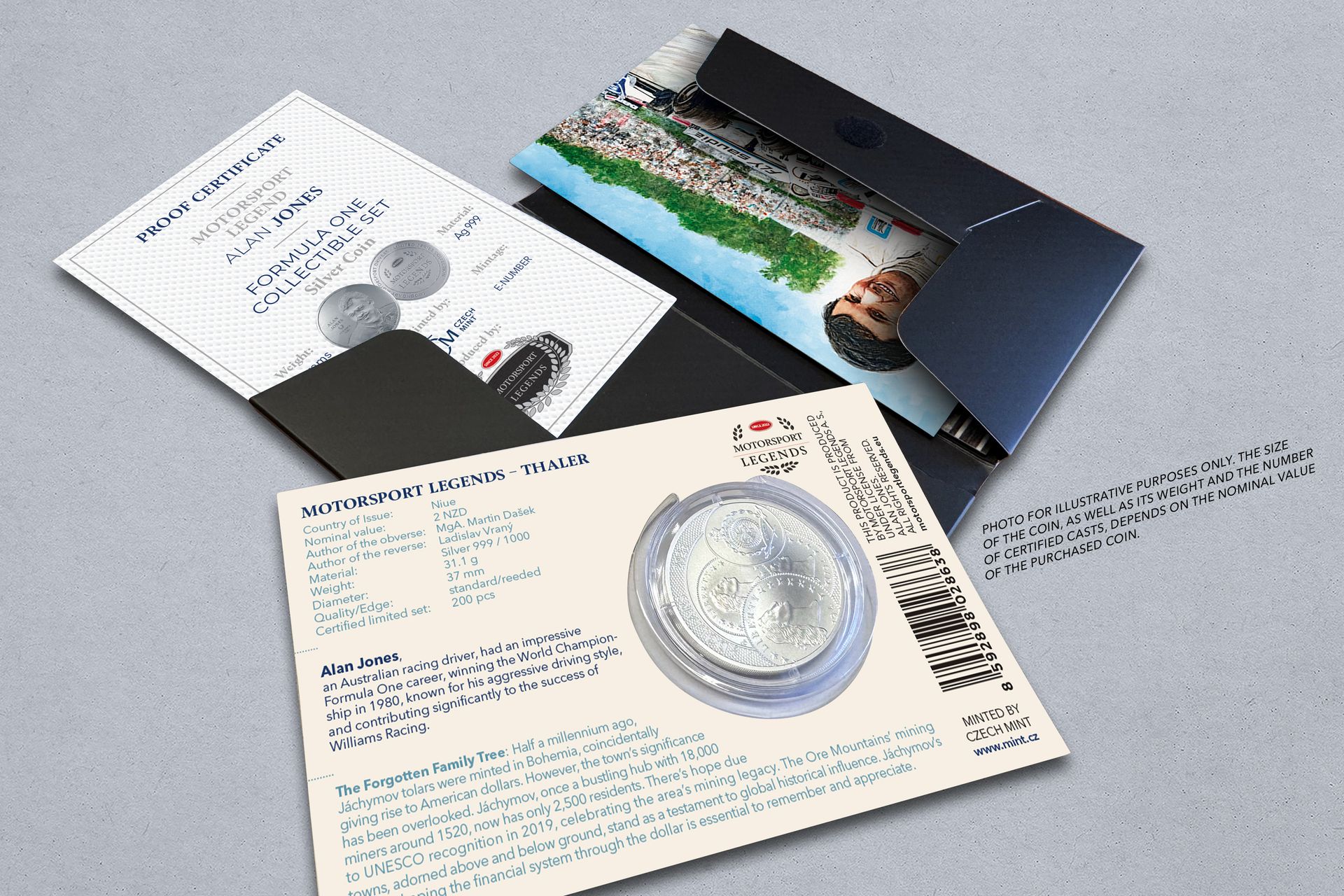 Stříbrný tolar 1oz Alan Jones - galerie #2