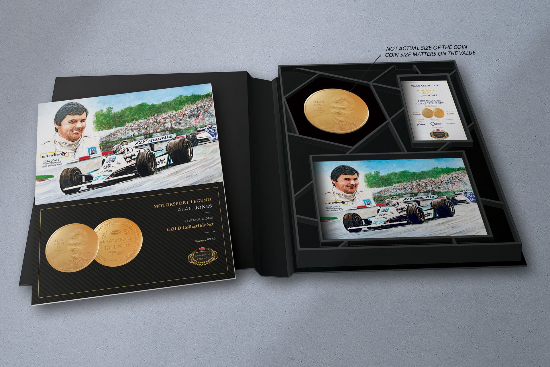 Zlatá mince 1kg Alan Jones - galerie #1