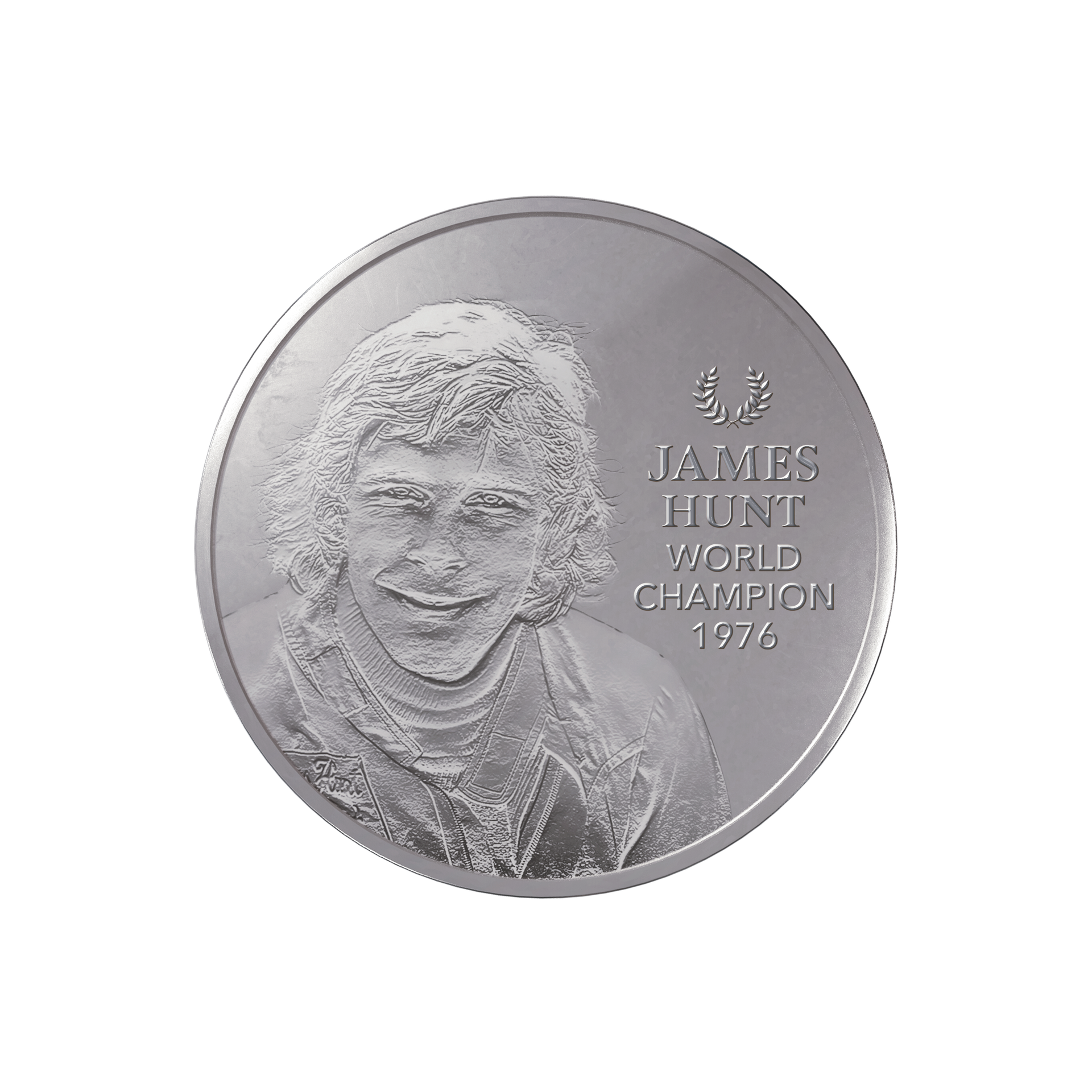 Stříbrná mince 1kg James Hunt