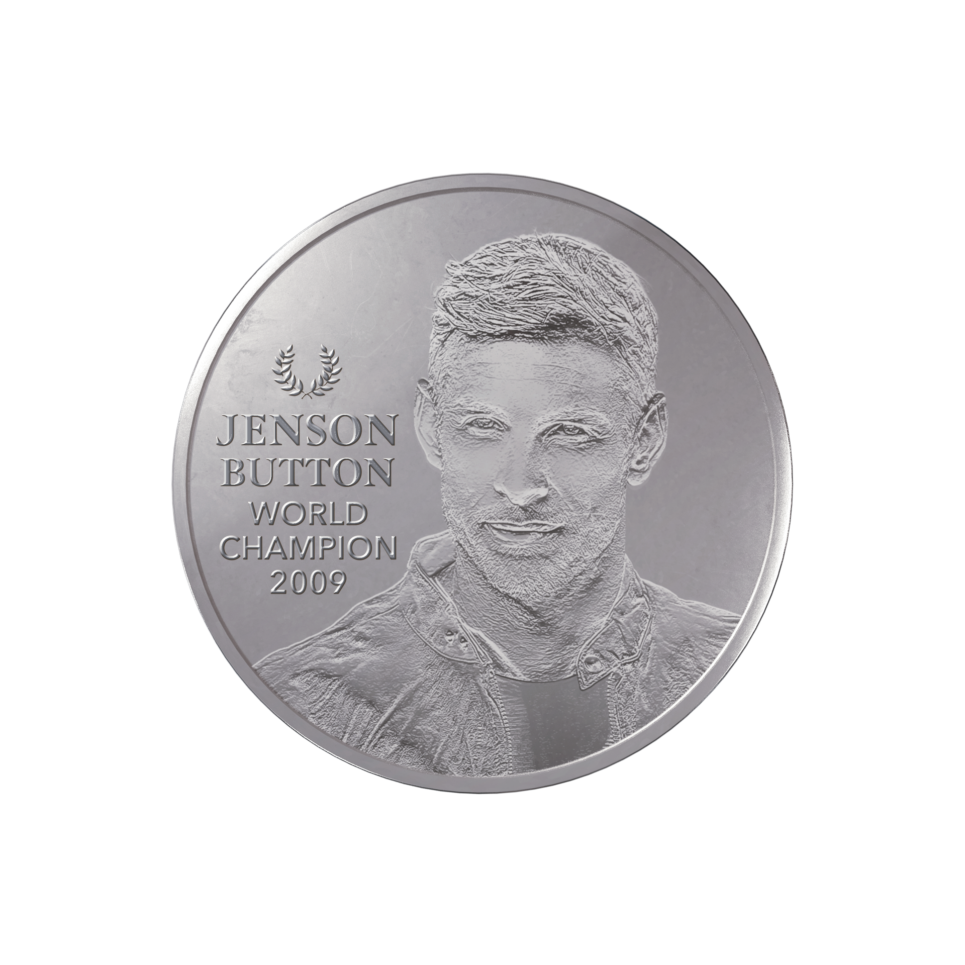 Stříbrná mince 5oz  Jenson Button