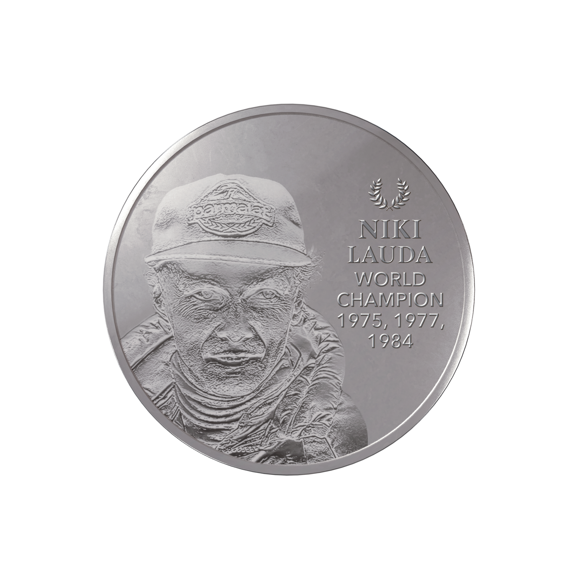 Stříbrná mince 5oz  Niki Lauda