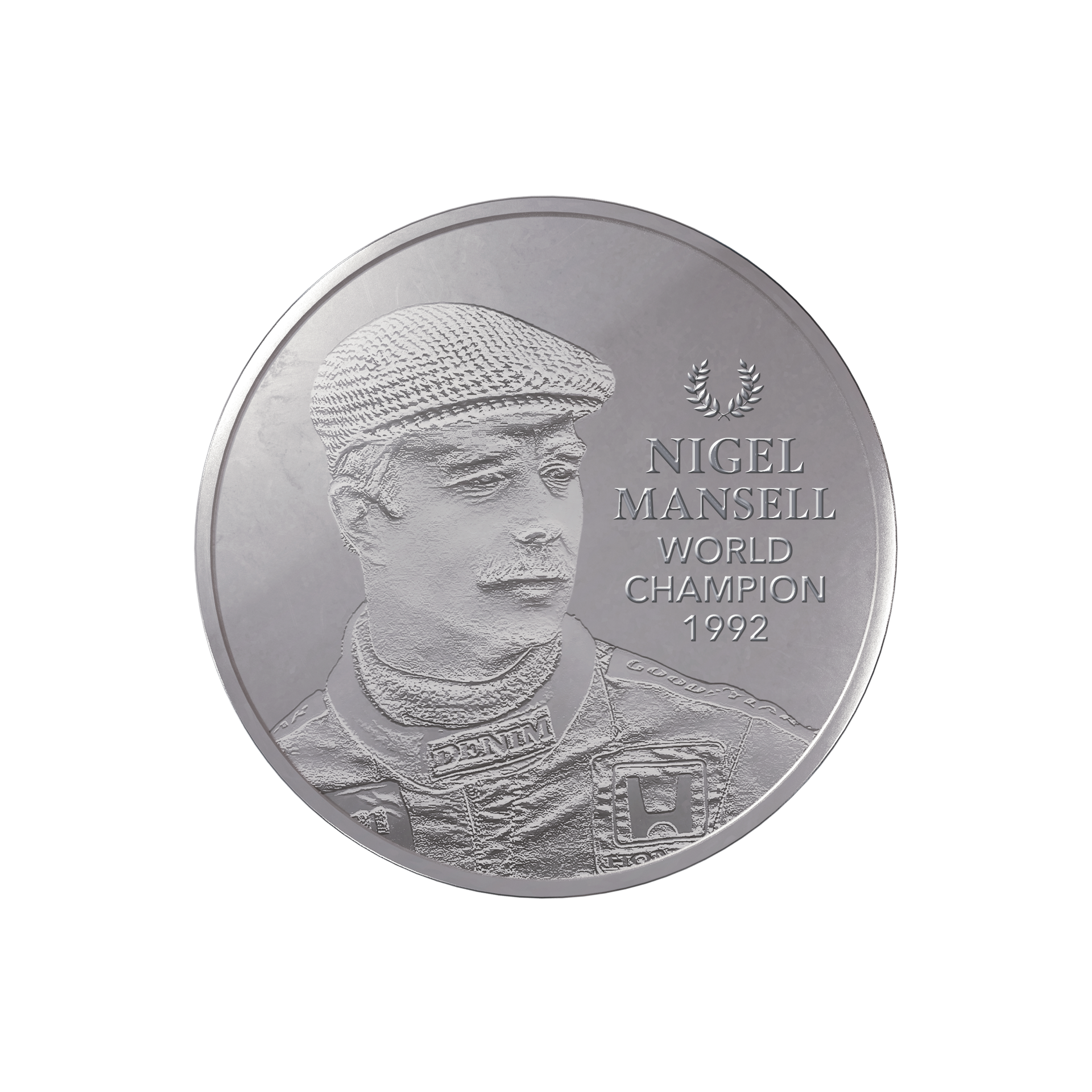 Stříbrná mince 5oz Nigel Mansell