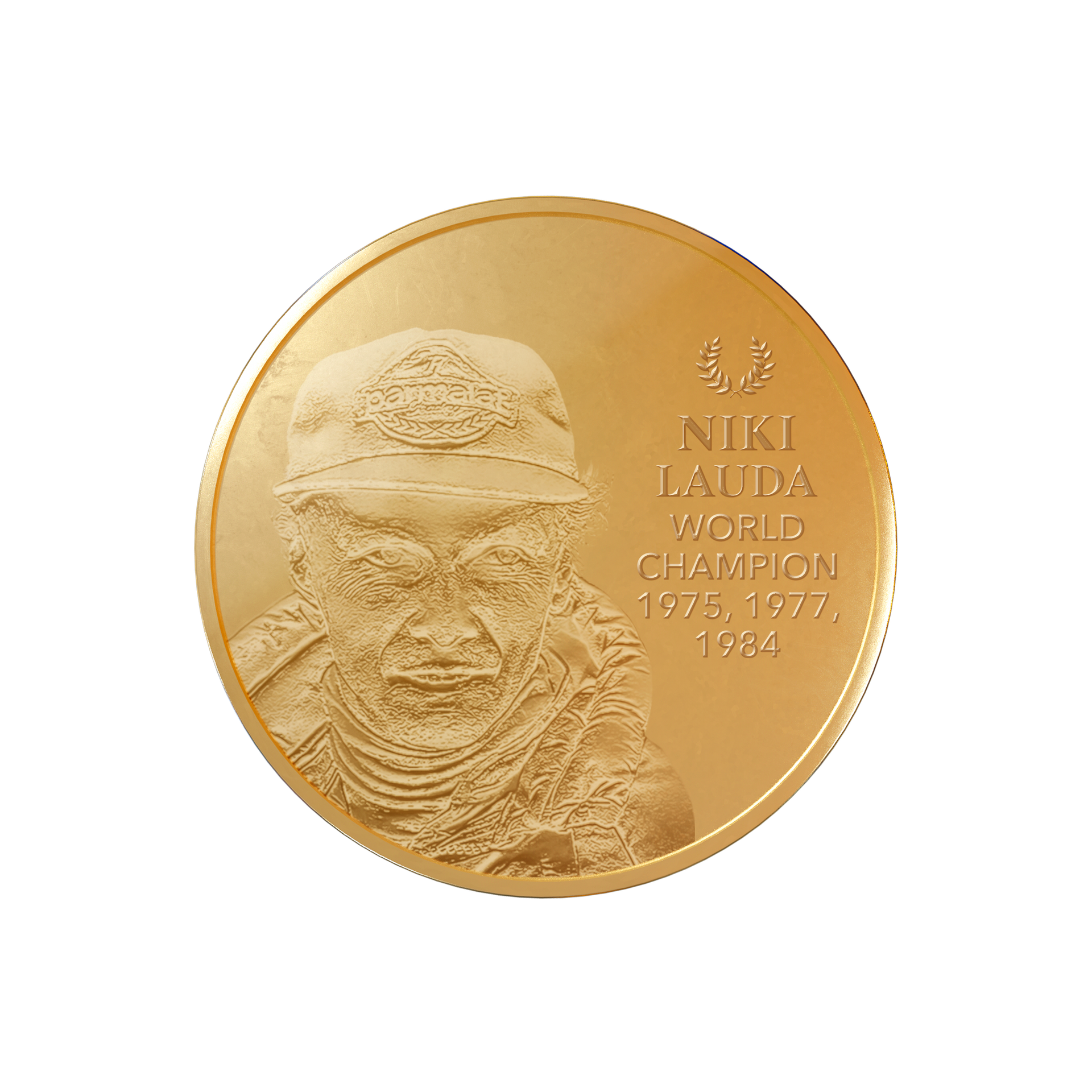 Zlatá mince 5oz  Niki Lauda