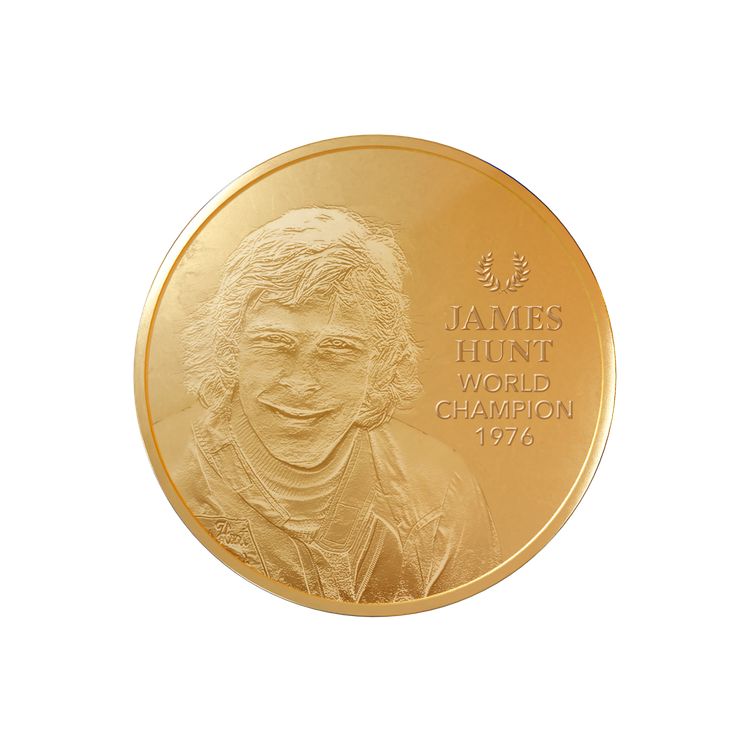 Zlatá mince 10kg  James Hunt