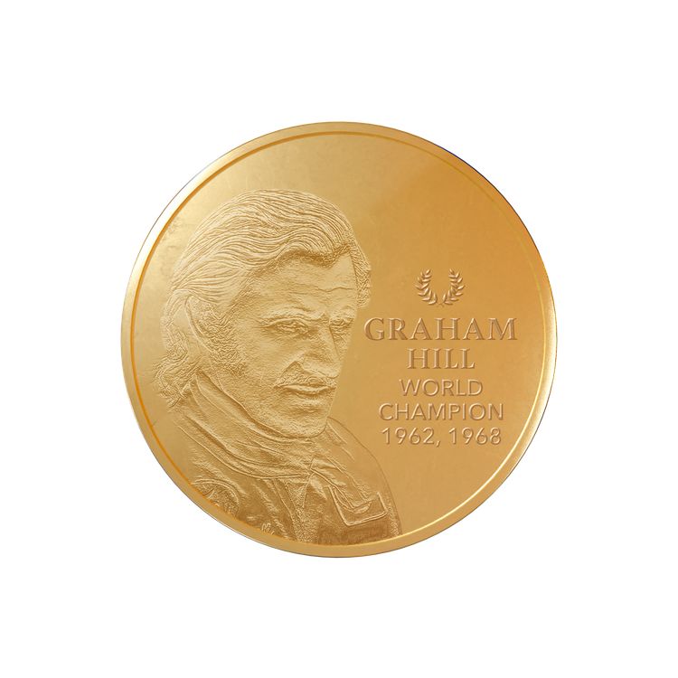 Zlatá mince 0,5g  Graham Hill