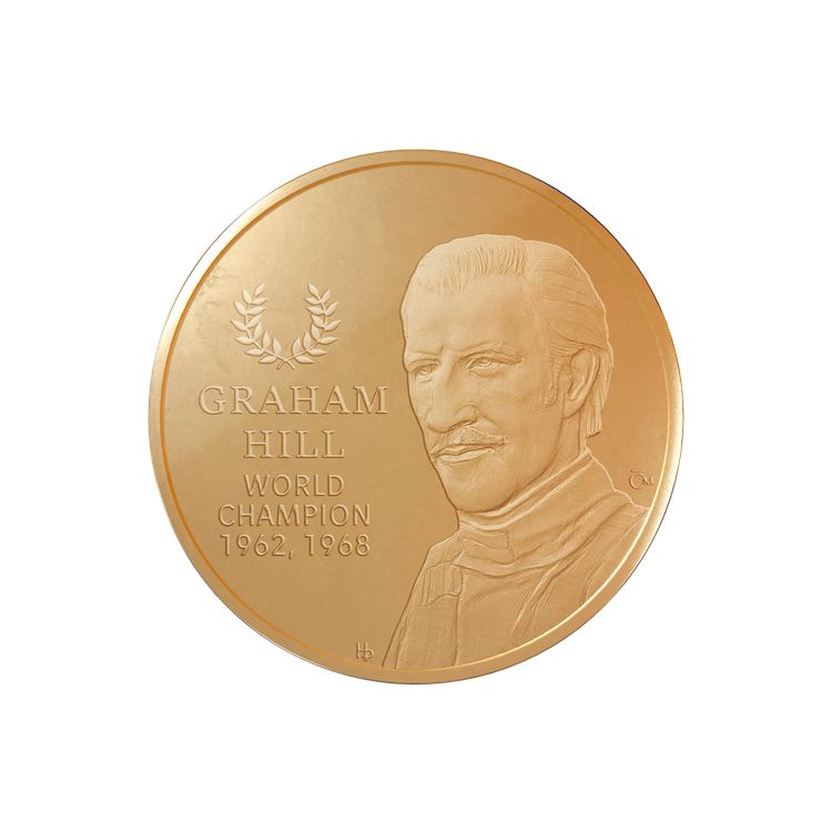 Zlatá mince 5oz  Graham Hill