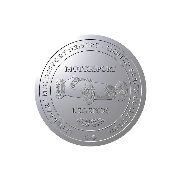 Silver Medal 10 g Motorsport Legends