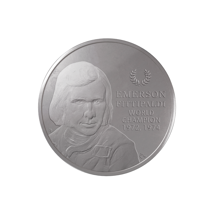 Stříbrná mince 5 oz Emerson Fittipaldi