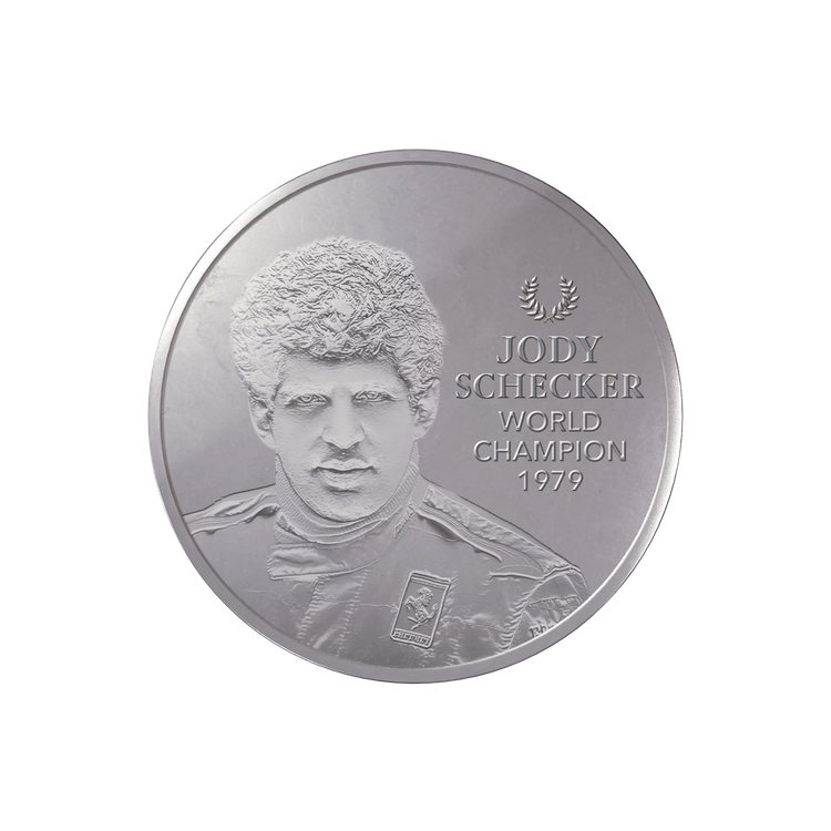 Stříbrná mince 5oz  Jody Scheckter