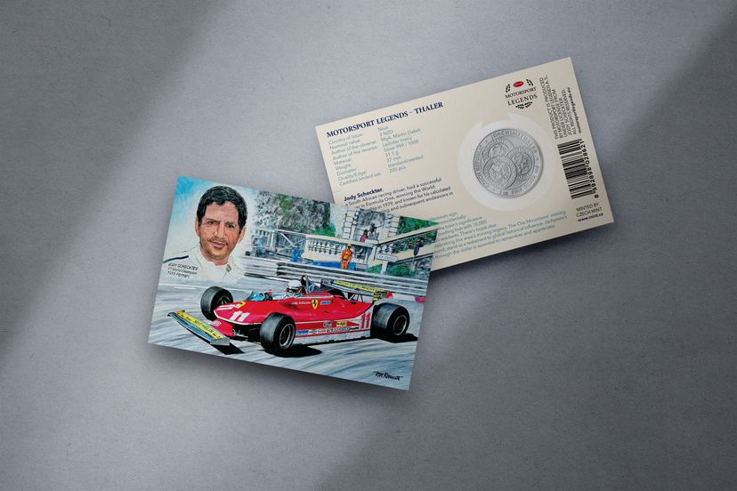 Stříbrný tolar 1oz Jody Scheckter - galerie #1