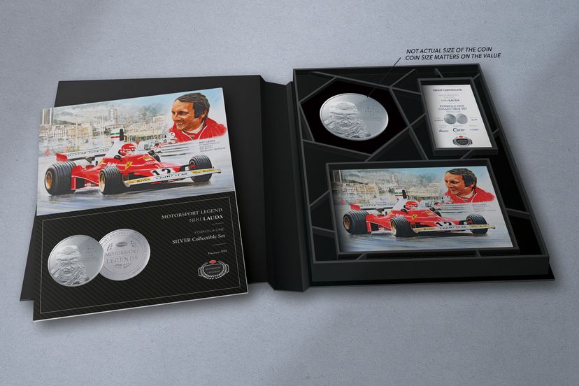 Stříbrná mince 5oz  Niki Lauda - galerie #1