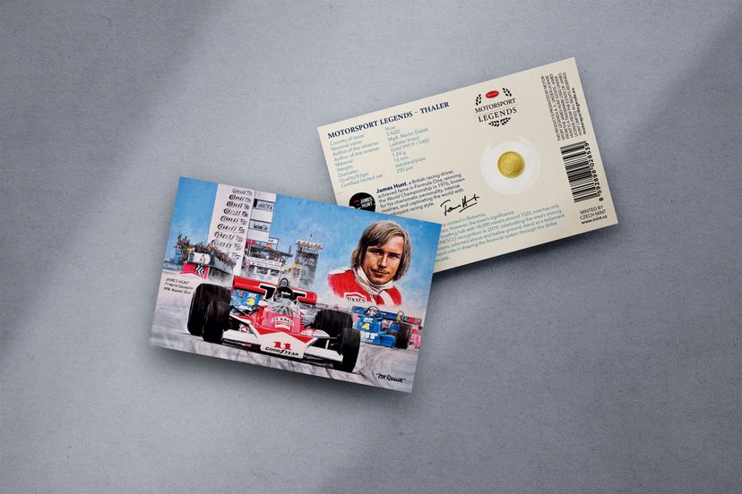 Zlatý tolar 1,24g James Hunt - galerie #1