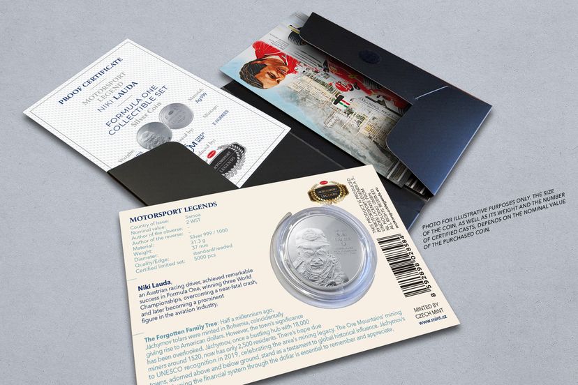 Stříbrná mince 1oz  Niki Lauda - galerie #1