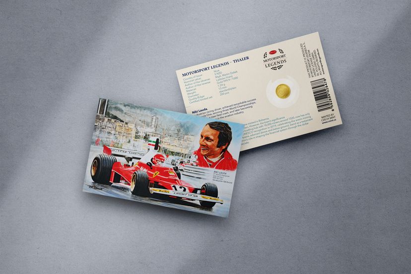 Zlatý tolar 1,24g Niki Lauda - galerie #1