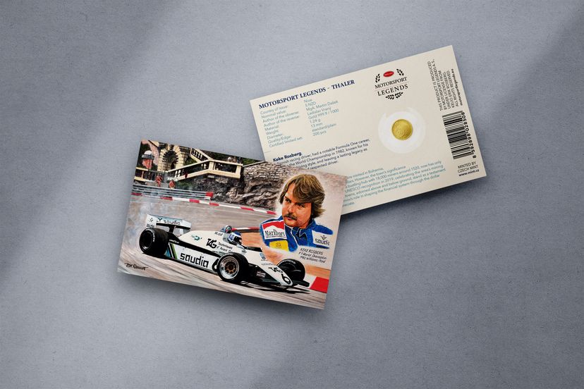 Zlatý tolar 1,24g Keke Rosberg - galerie #1
