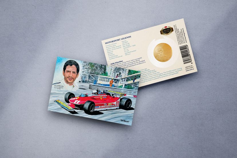 Zlatá mince 1oz  Jody Scheckter - galerie #2