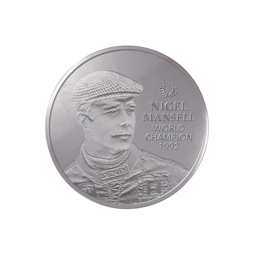 Stříbrná mince 1kg  Nigel Mansell