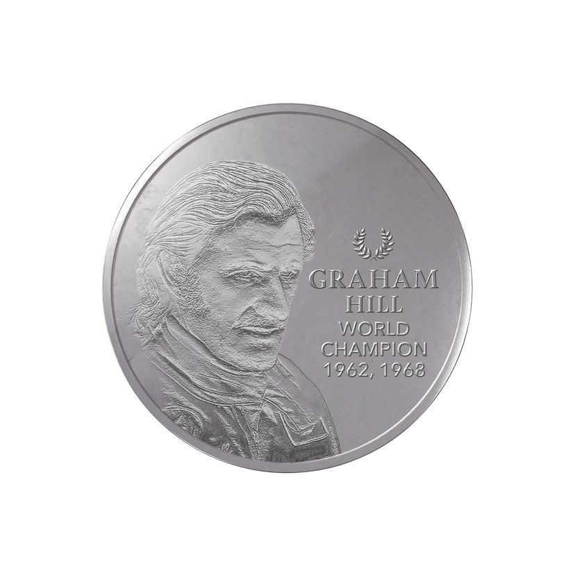 Stříbrná mince 5oz  Graham Hill