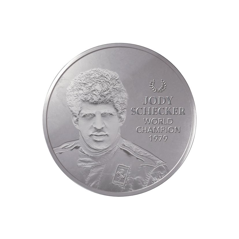 Stříbrná mince 5oz  Jody Scheckter