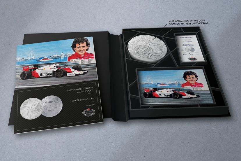 Stříbrný tolar 1kg Alain Prost - galerie #1
