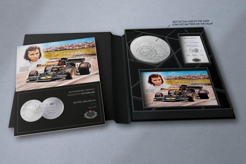 Stříbrný tolar 3kg Emerson Fittipaldi - galerie #1