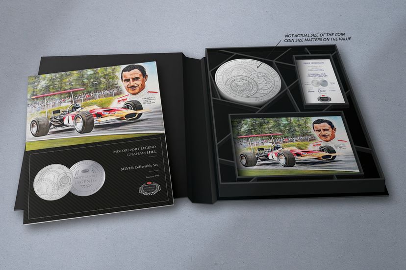 Stříbrný tolar 3kg Graham Hill - galerie #1