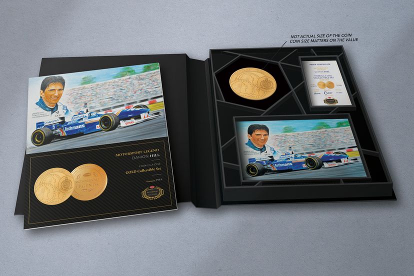 Zlatý tolar 10oz Damon Hill - galerie #1