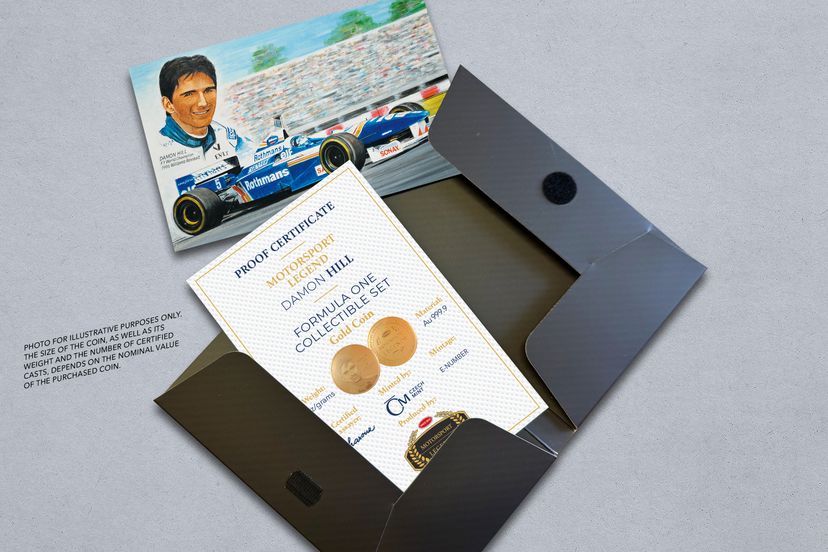 Zlatý tolar 1oz Damon Hill - galerie #2