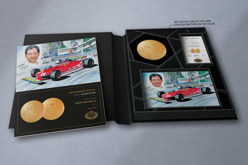 Zlatá mince 5oz  Jody Scheckter - galerie #1