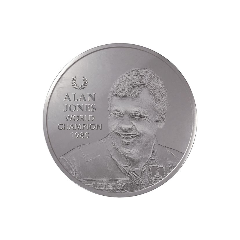 Silver coin 1kg Alan Jones