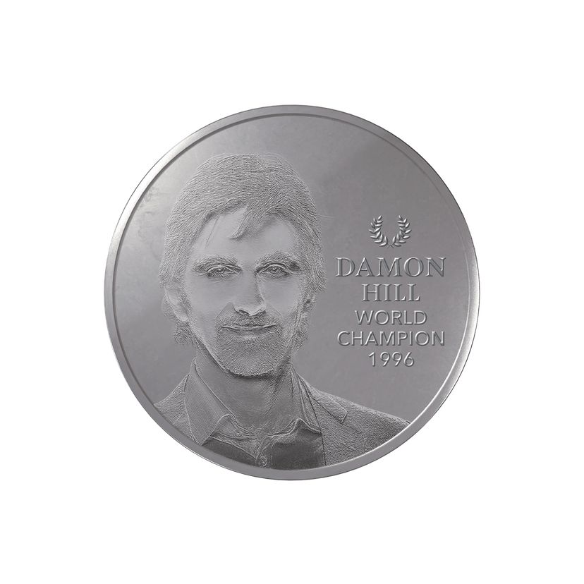 Stříbrná mince 5oz  Damon Hill