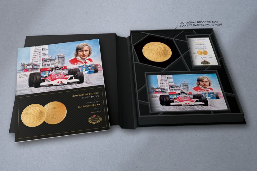 Zlatý tolar 10oz James Hunt - galerie #1