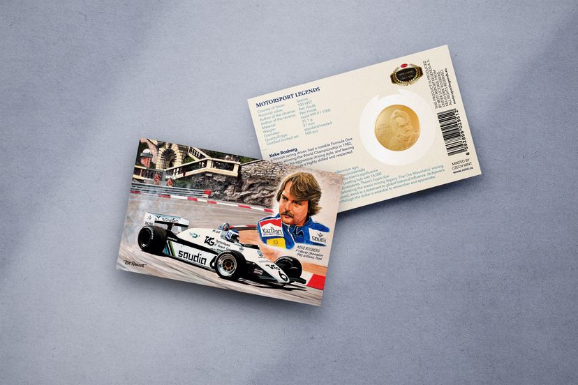 Zlatá mince 1oz  Keke Rosberg - galerie #2