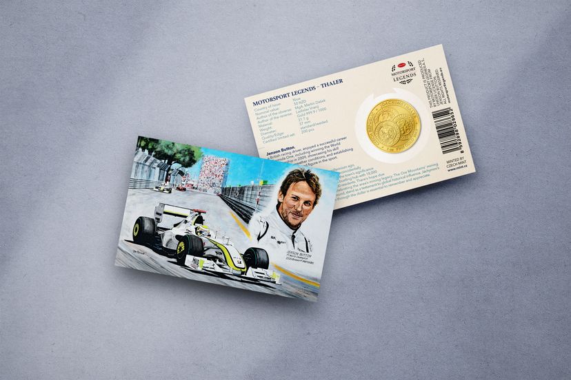 Zlatý tolar 1oz Jenson Button - galerie #1