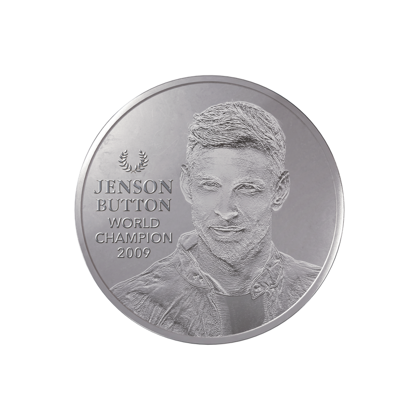 Stříbrná mince 1oz   Jenson Button
