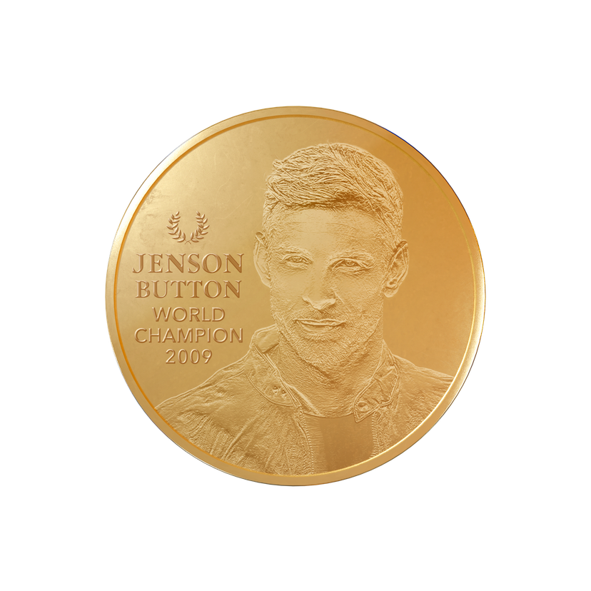 Zlatá mince 1kg   Jenson Button