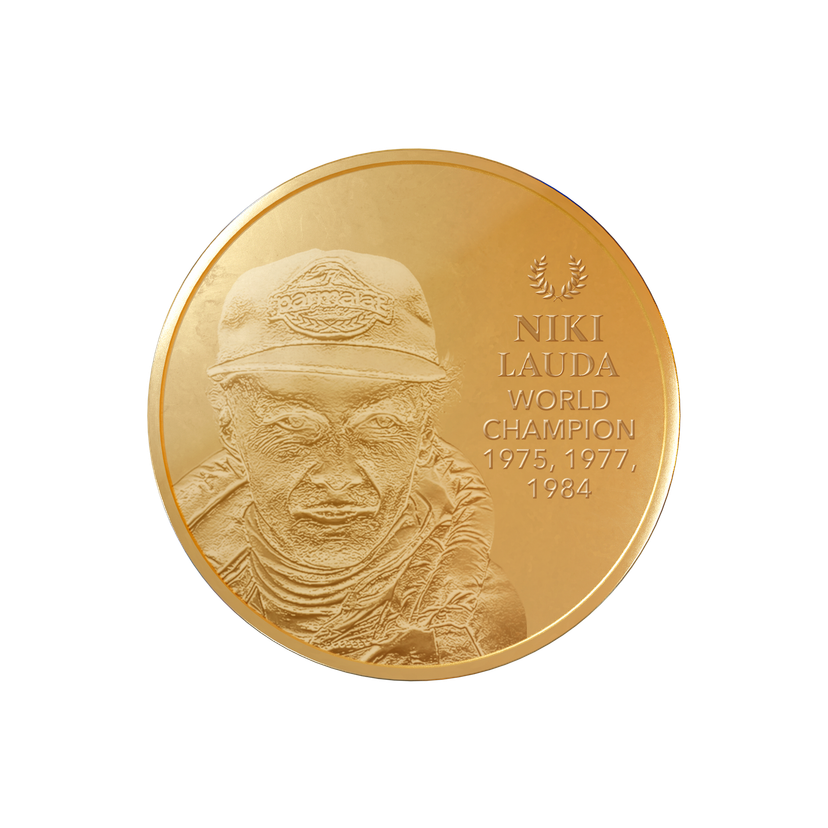 Zlatá mince 5oz  Niki Lauda